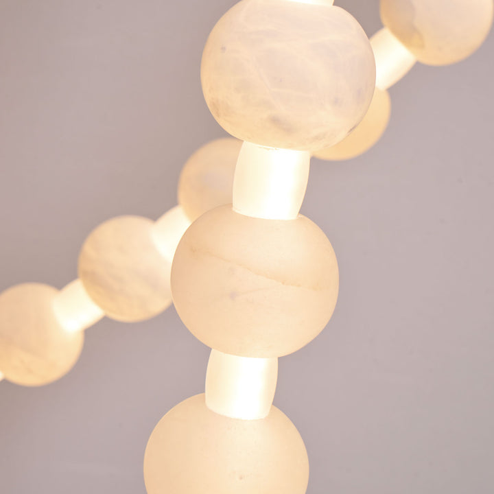 Alabaster Pearl Necklace Chandelier - Vakkerlight