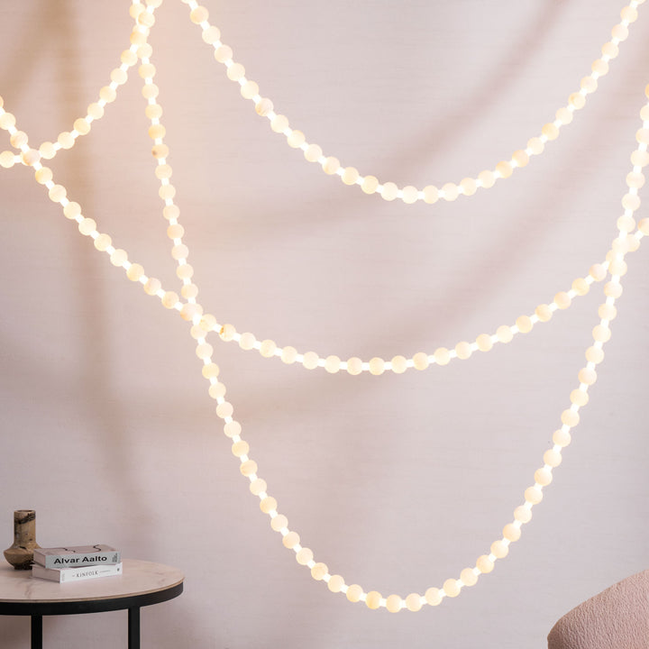 Alabaster Pearl Necklace Chandelier - Vakkerlight