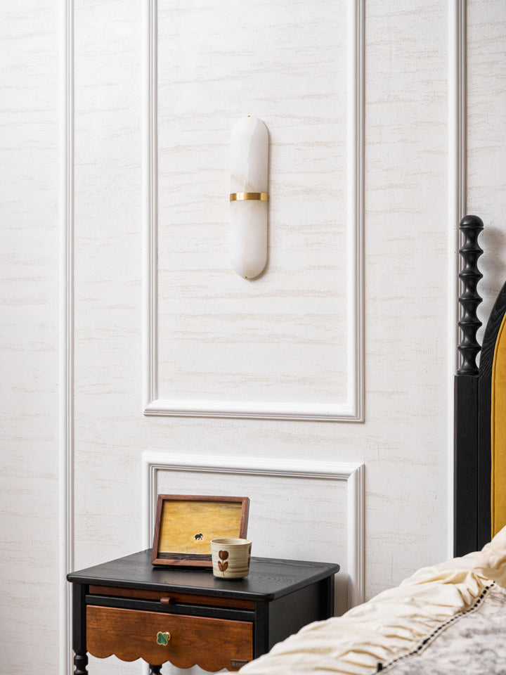 Alabaster Pill Wall Light - Vakkerlight