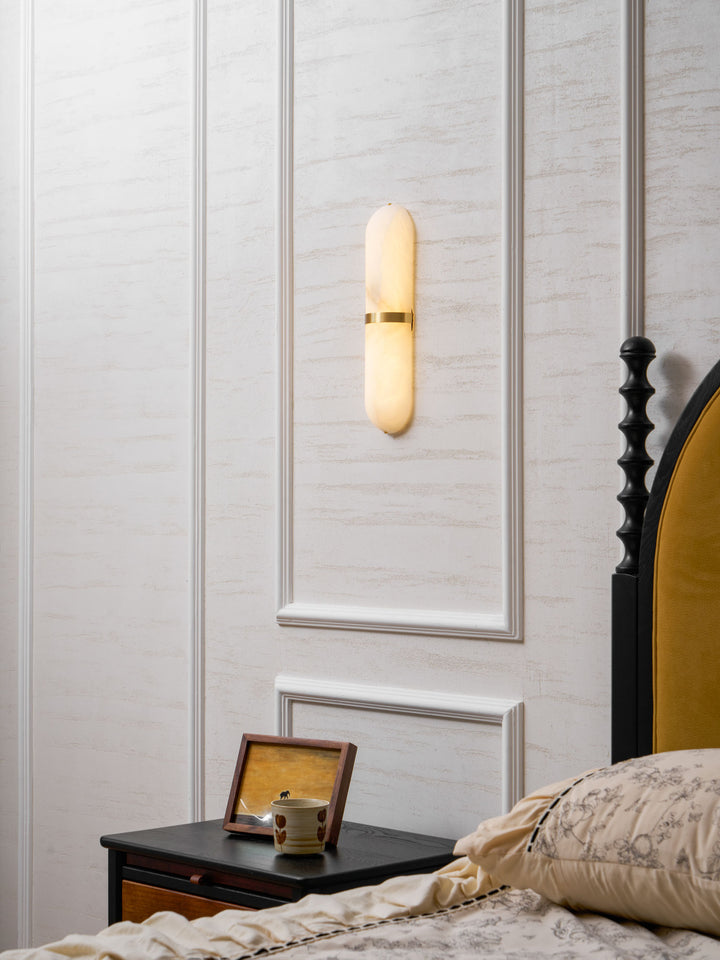 Alabaster Pill Wall Light - Vakkerlight