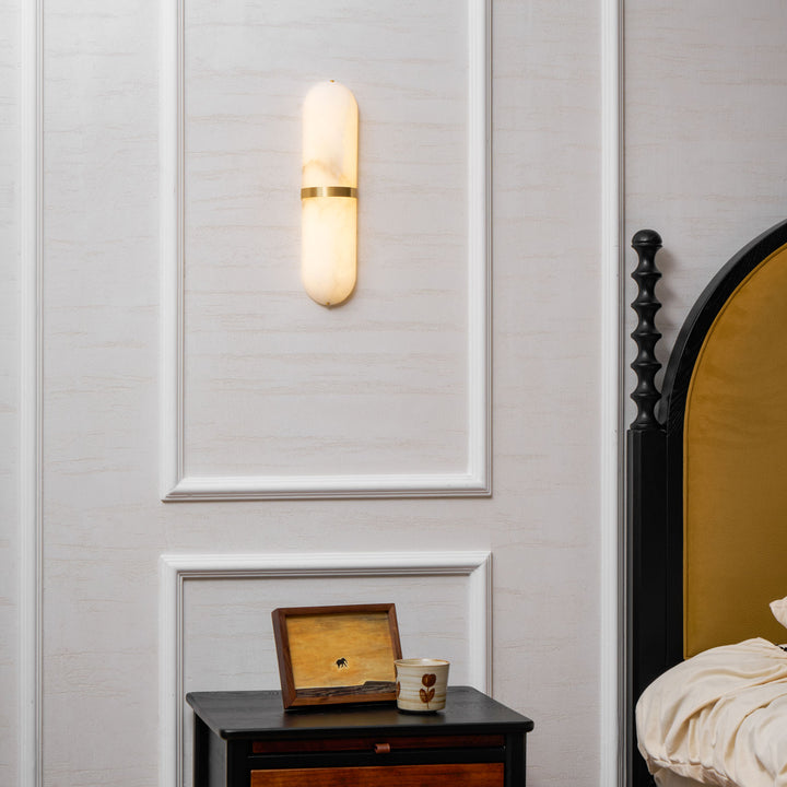 Alabaster Pill Wall Light - Vakkerlight