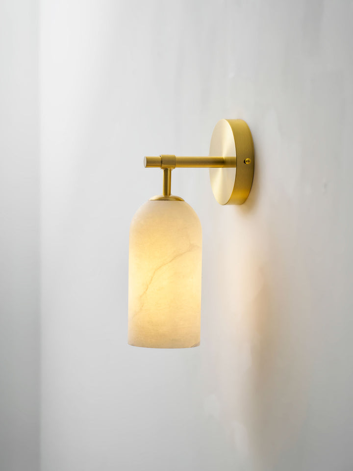 Alabaster Pillar Alabaster Wall Sconce - Vakkerlight