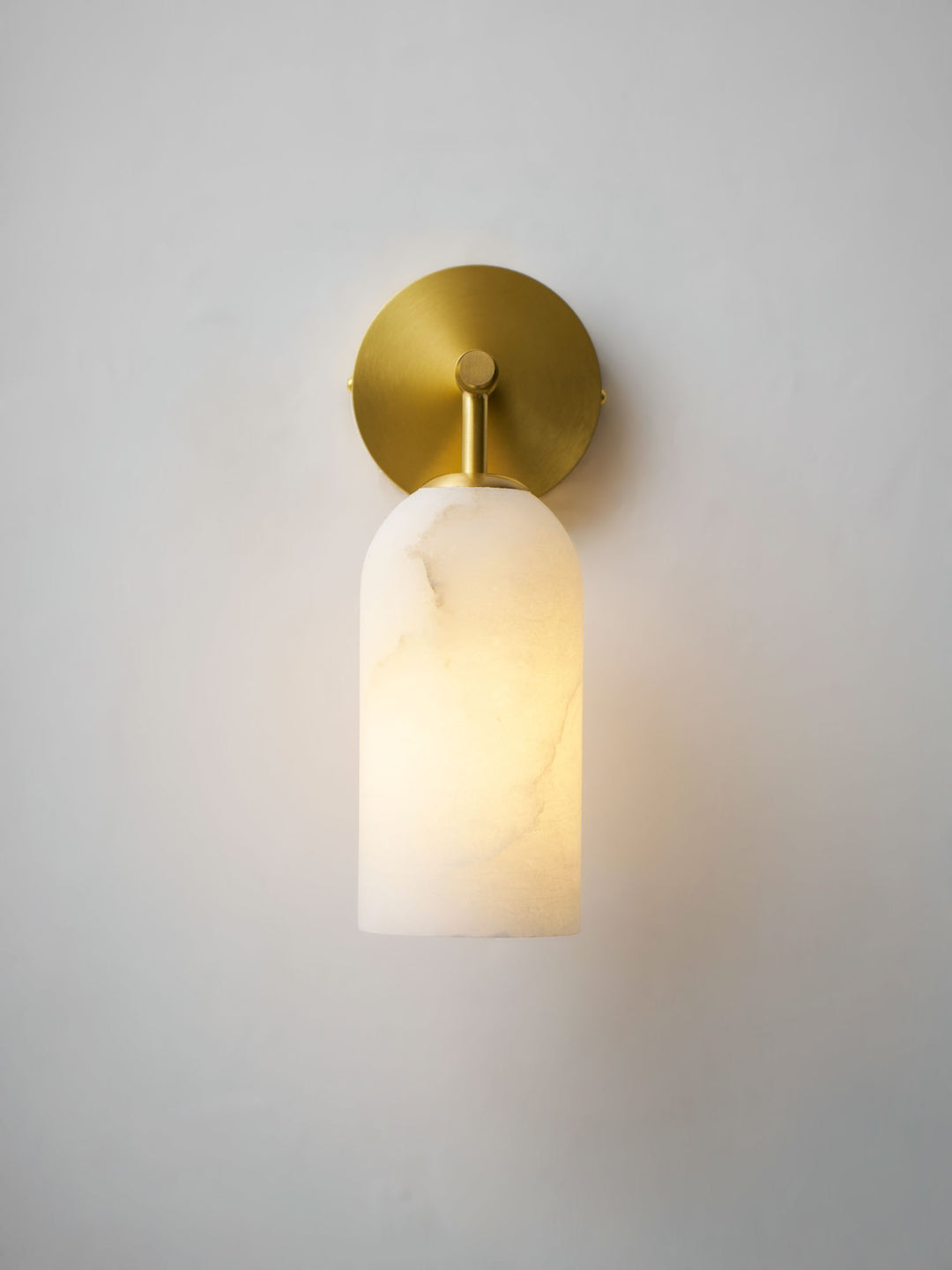 Alabaster Pillar Alabaster Wall Sconce - Vakkerlight