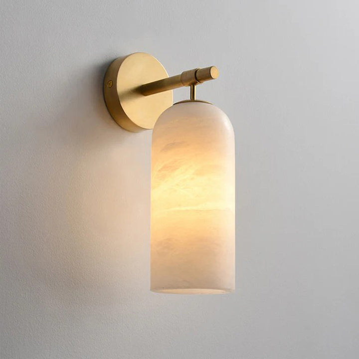 Alabaster Pillar Wall Sconce - Vakkerlight
