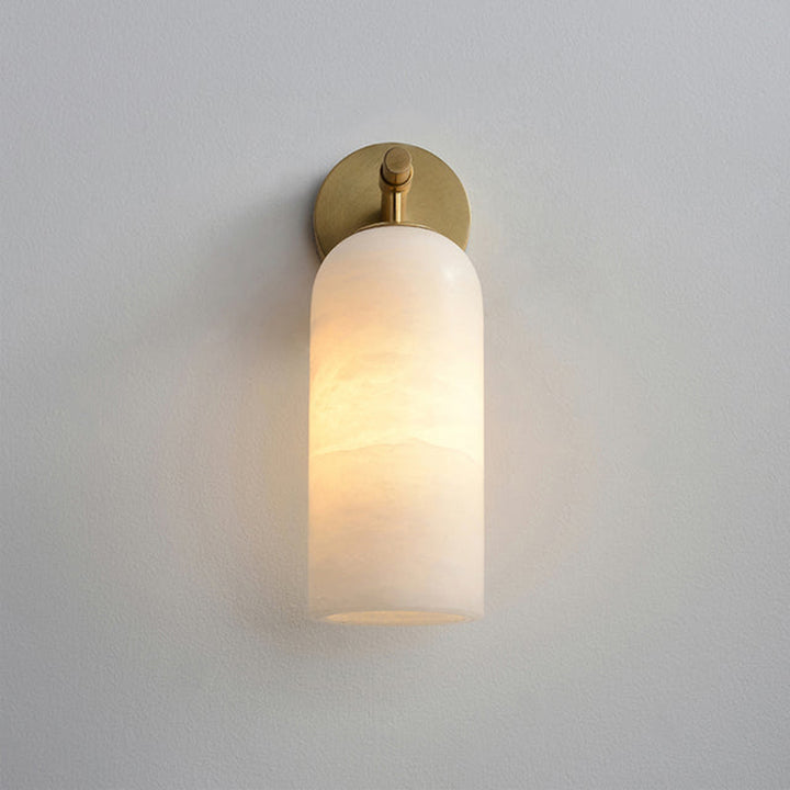 Alabaster Pillar Wall Sconce - Vakkerlight