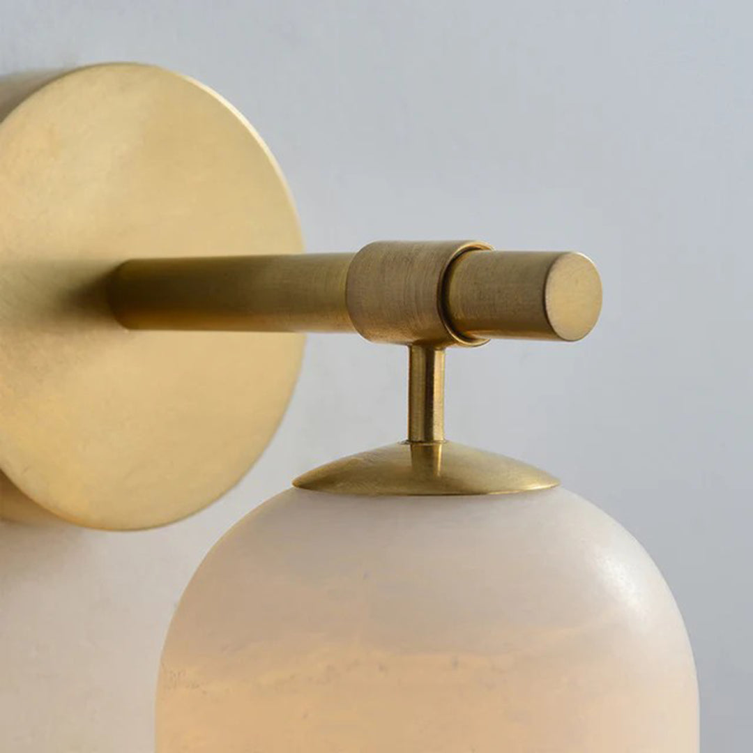 Alabaster Pillar Wall Sconce - Vakkerlight