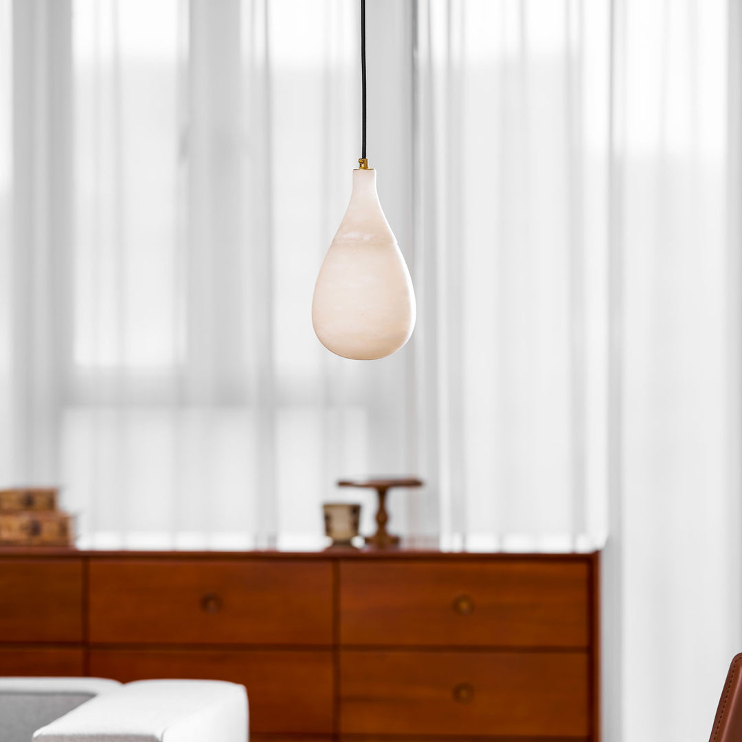 Alabaster Raindrop Pendant Light - Vakkerlight
