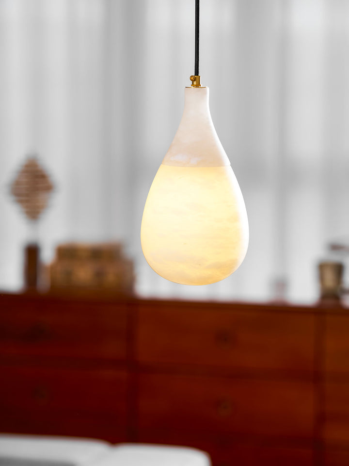 Alabaster Raindrop Pendant Light - Vakkerlight