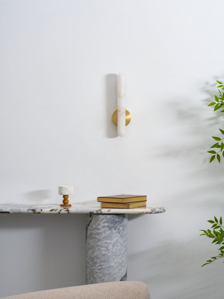 Alabaster Rod Sconce - Vakkerlight