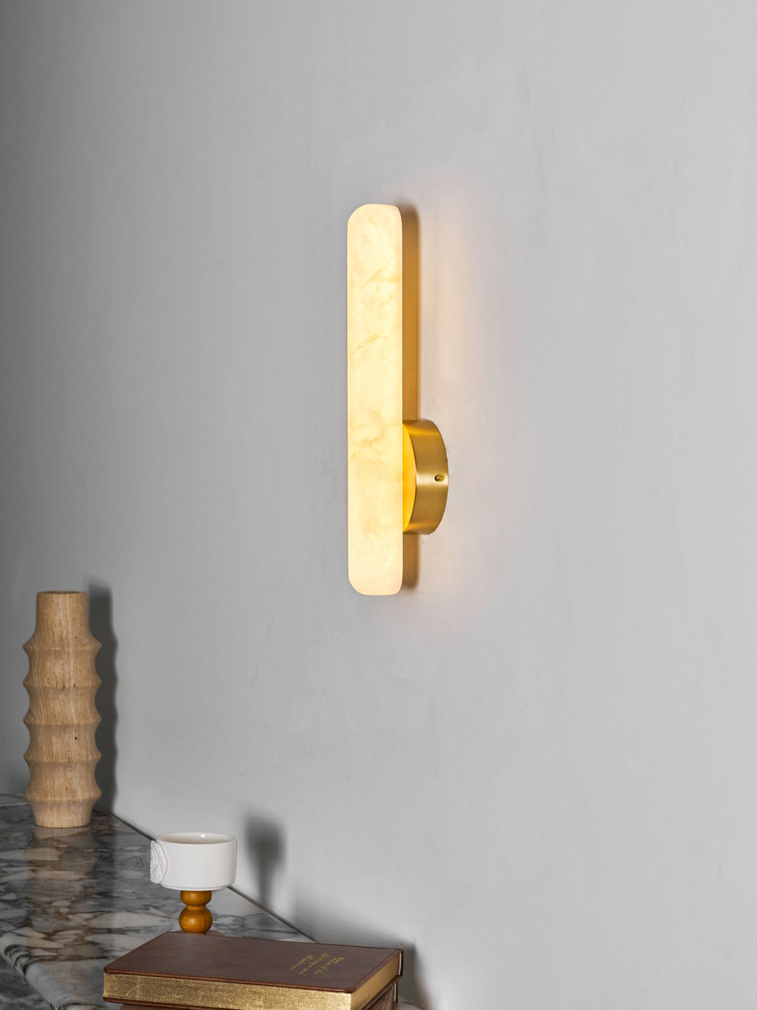 Alabaster Rod Sconce - Vakkerlight