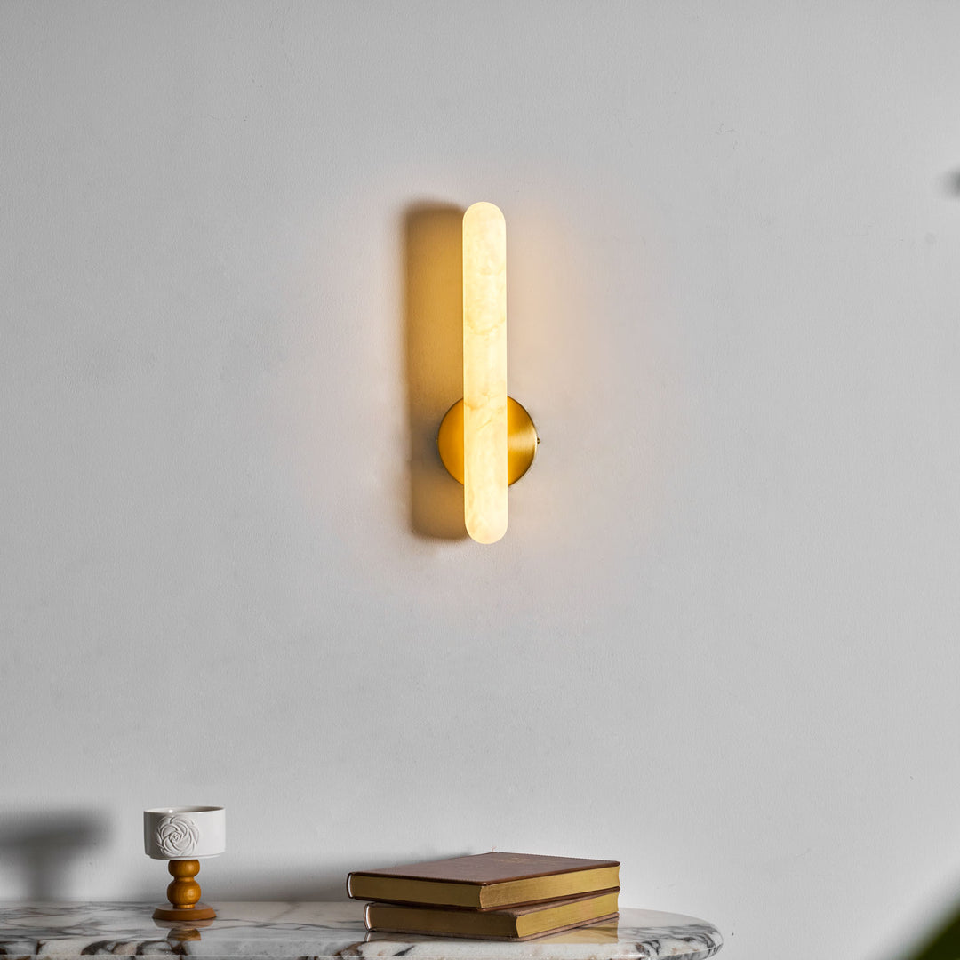 Alabaster Rod Sconce - Vakkerlight