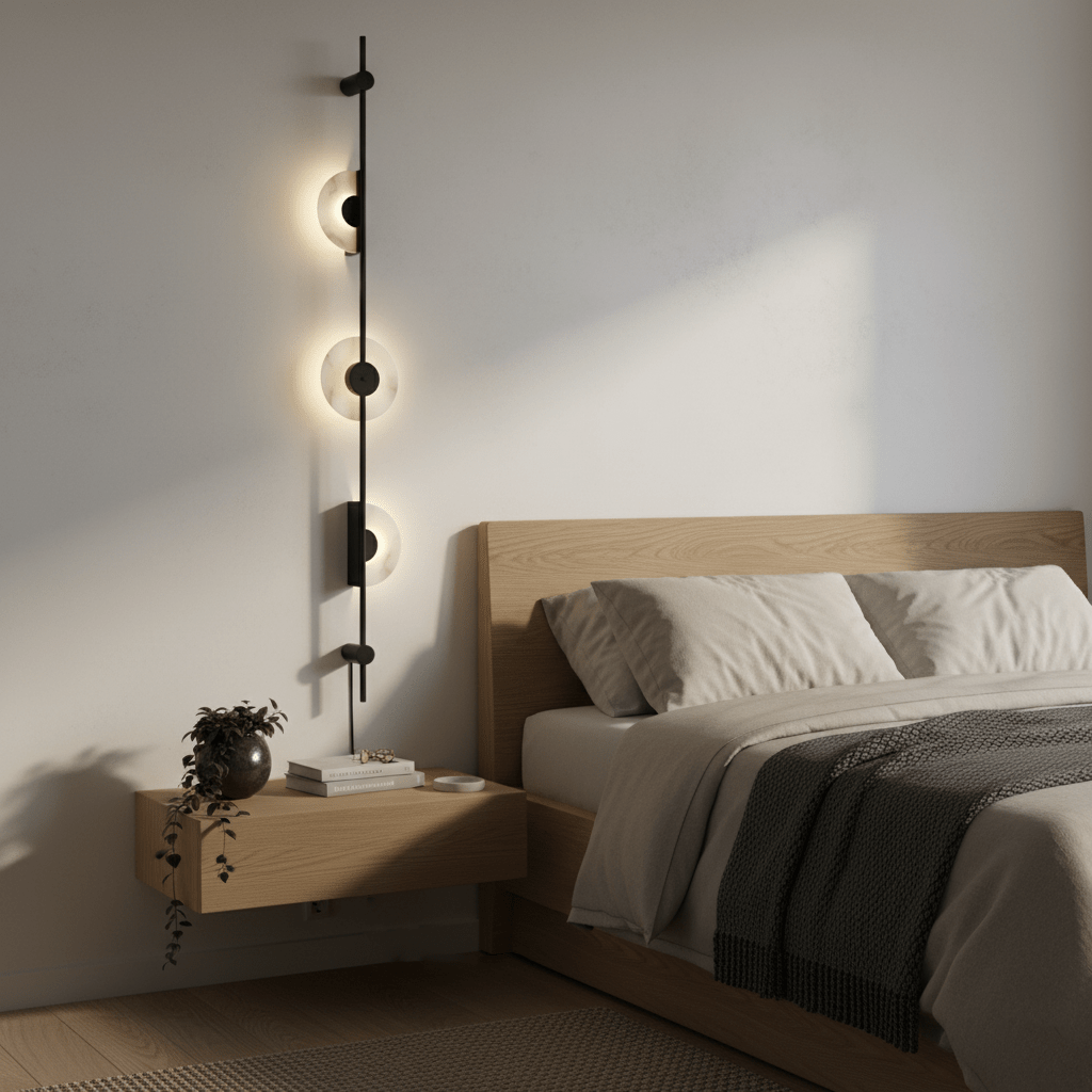 Alabaster Vertical Plug - in Wall Sconce - Vakkerlight