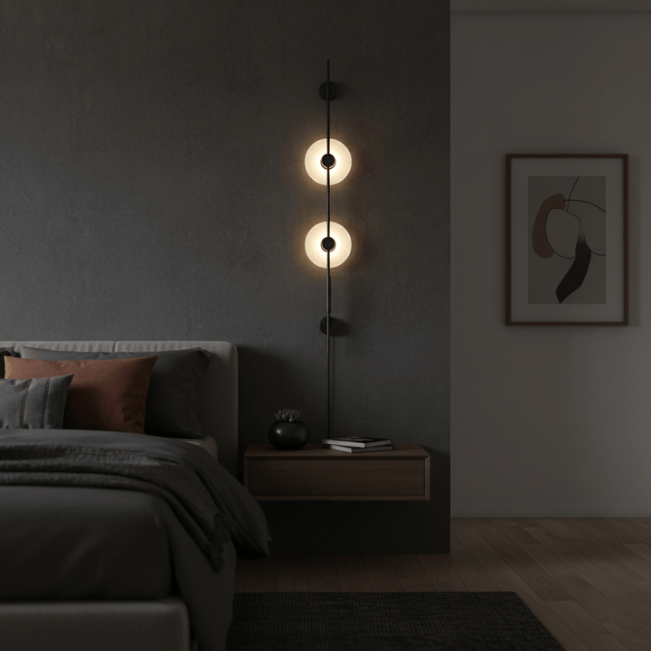 Alabaster Vertical Plug - in Wall Sconce - Vakkerlight