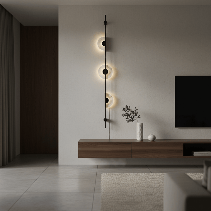 Alabaster Vertical Plug - in Wall Sconce - Vakkerlight