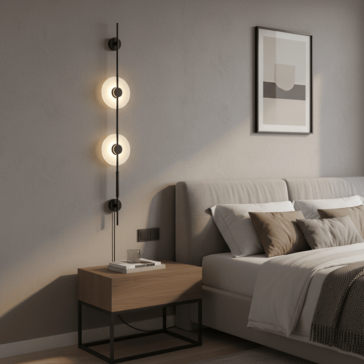 Alabaster Vertical Plug - in Wall Sconce - Vakkerlight