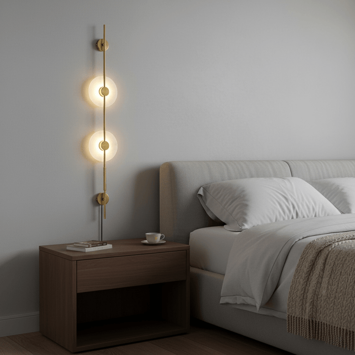 Alabaster Vertical Plug - in Wall Sconce - Vakkerlight