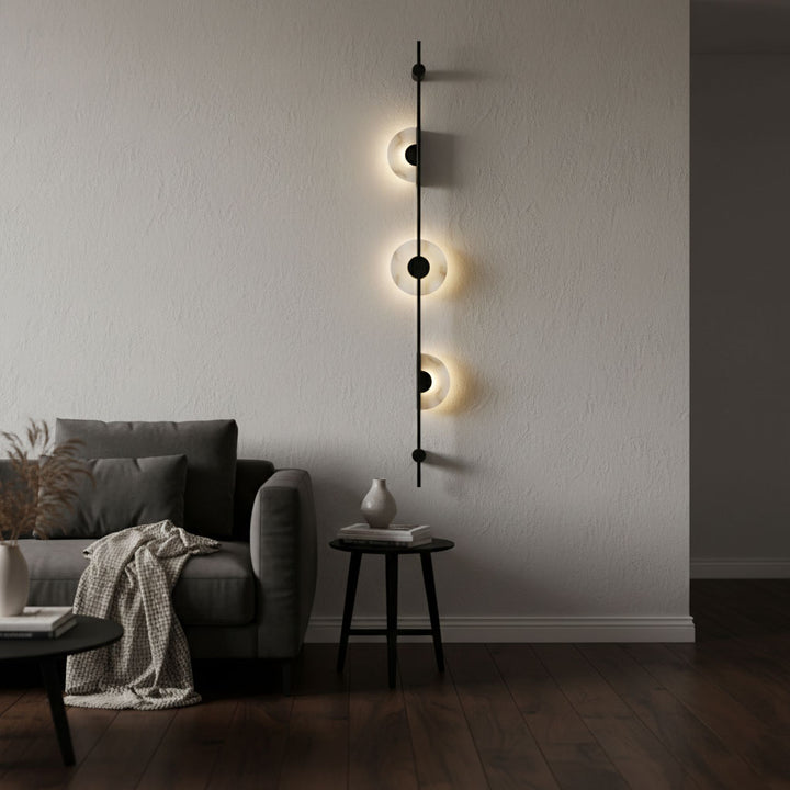 Alabaster Vertical Wall Sconce - Vakkerlight