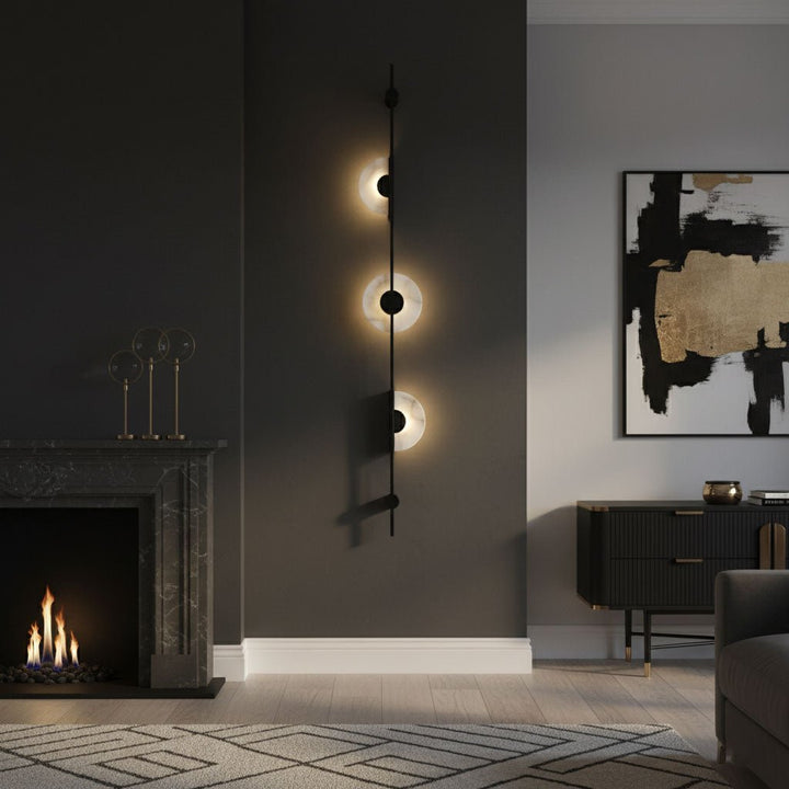 Alabaster Vertical Wall Sconce - Vakkerlight