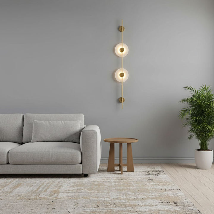Alabaster Vertical Wall Sconce - Vakkerlight