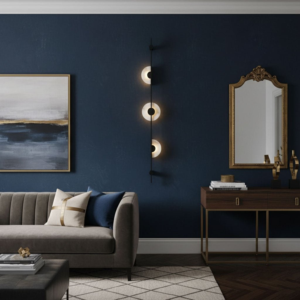 Alabaster Vertical Wall Sconce - Vakkerlight