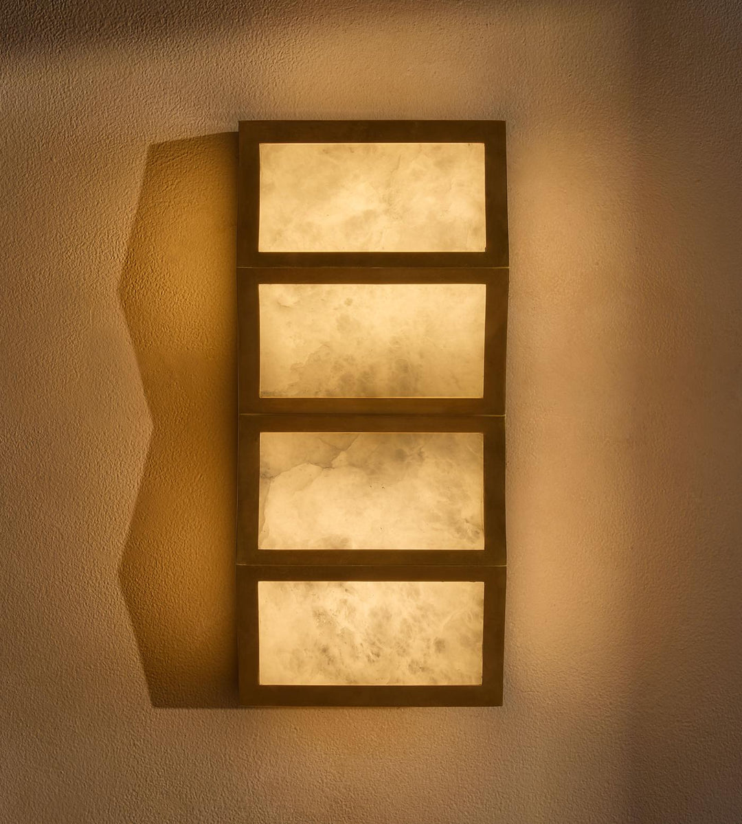 Alabaster Cascade Wall Light