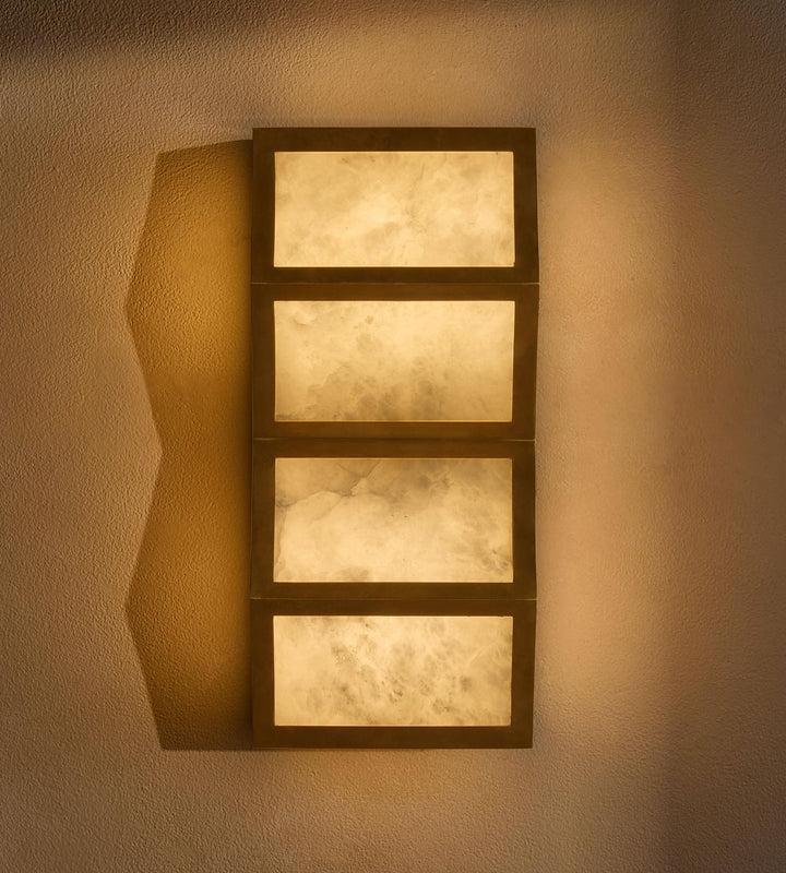 Alabaster Cascade Wall Light