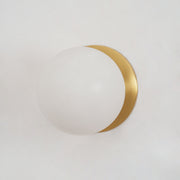 Alabaster Mini Orb Wandlampe