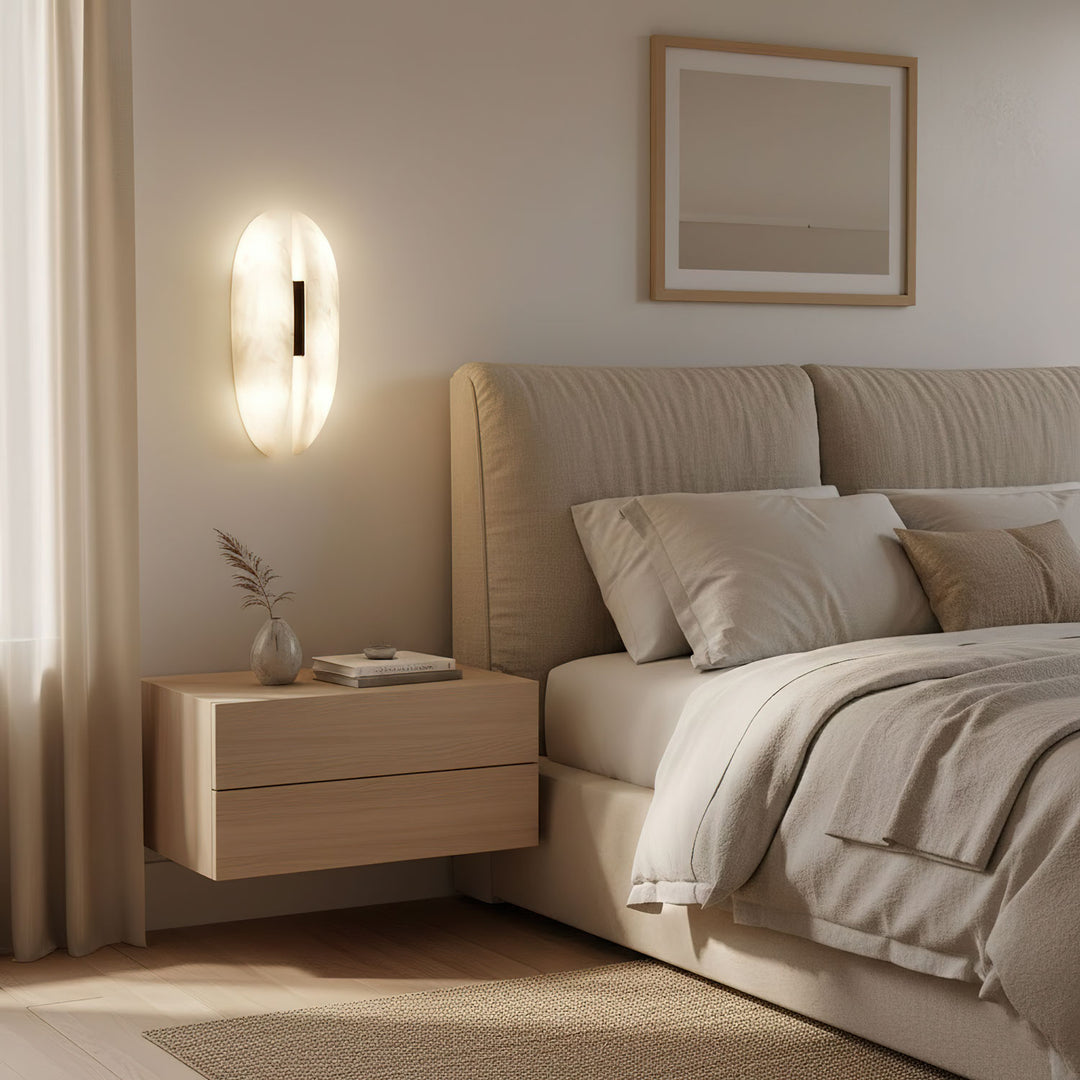 Alabaster Veil Wall Sconce - Vakkerlight