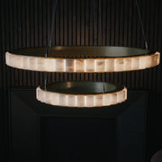 Alabaster Avalon Halo Chandelier - Vakkerlight