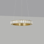 Alabaster Avalon Halo Chandelier - Vakkerlight