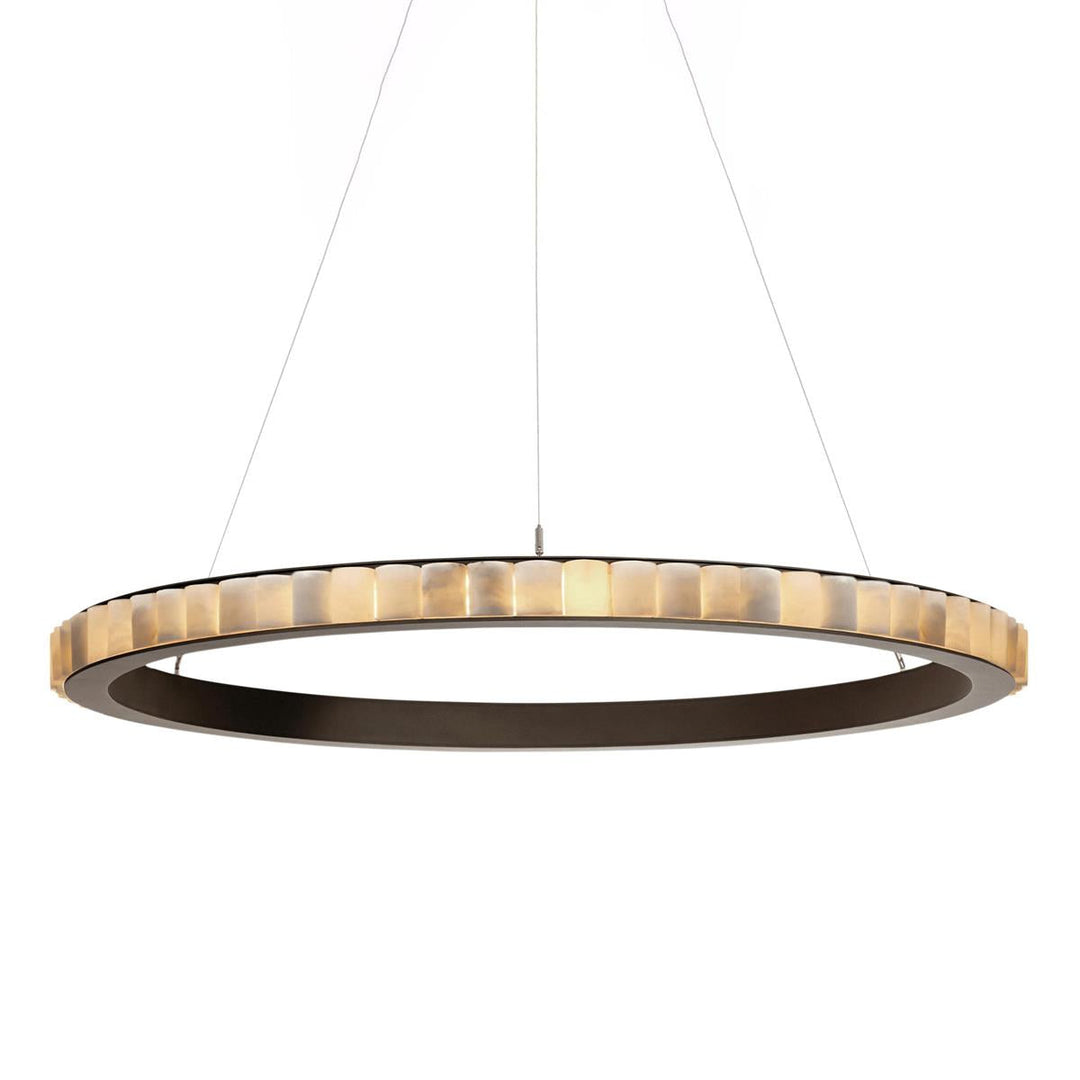 Alabaster Avalon Halo Chandelier - Vakkerlight