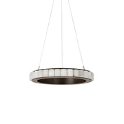 Alabaster Avalon Halo Chandelier - Vakkerlight