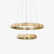 Alabaster Avalon Halo Chandelier - Vakkerlight