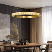 Alabaster Avalon Halo Chandelier - Vakkerlight