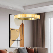 Alabaster Avalon Halo Chandelier - Vakkerlight