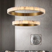 Alabaster Avalon Halo Chandelier - Vakkerlight