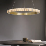 Alabaster Avalon Halo Chandelier - Vakkerlight