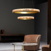 Alabaster Avalon Halo Chandelier - Vakkerlight