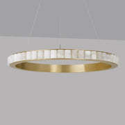 Alabaster Avalon Halo Chandelier - Vakkerlight