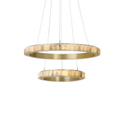 Alabaster Avalon Halo Chandelier - Vakkerlight