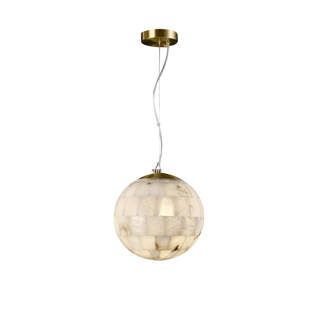 Alabaster Ball Pendant Light - Vakkerlight