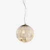 Alabaster Ball Pendant Light