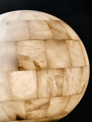 Alabaster Ball Pendant Light