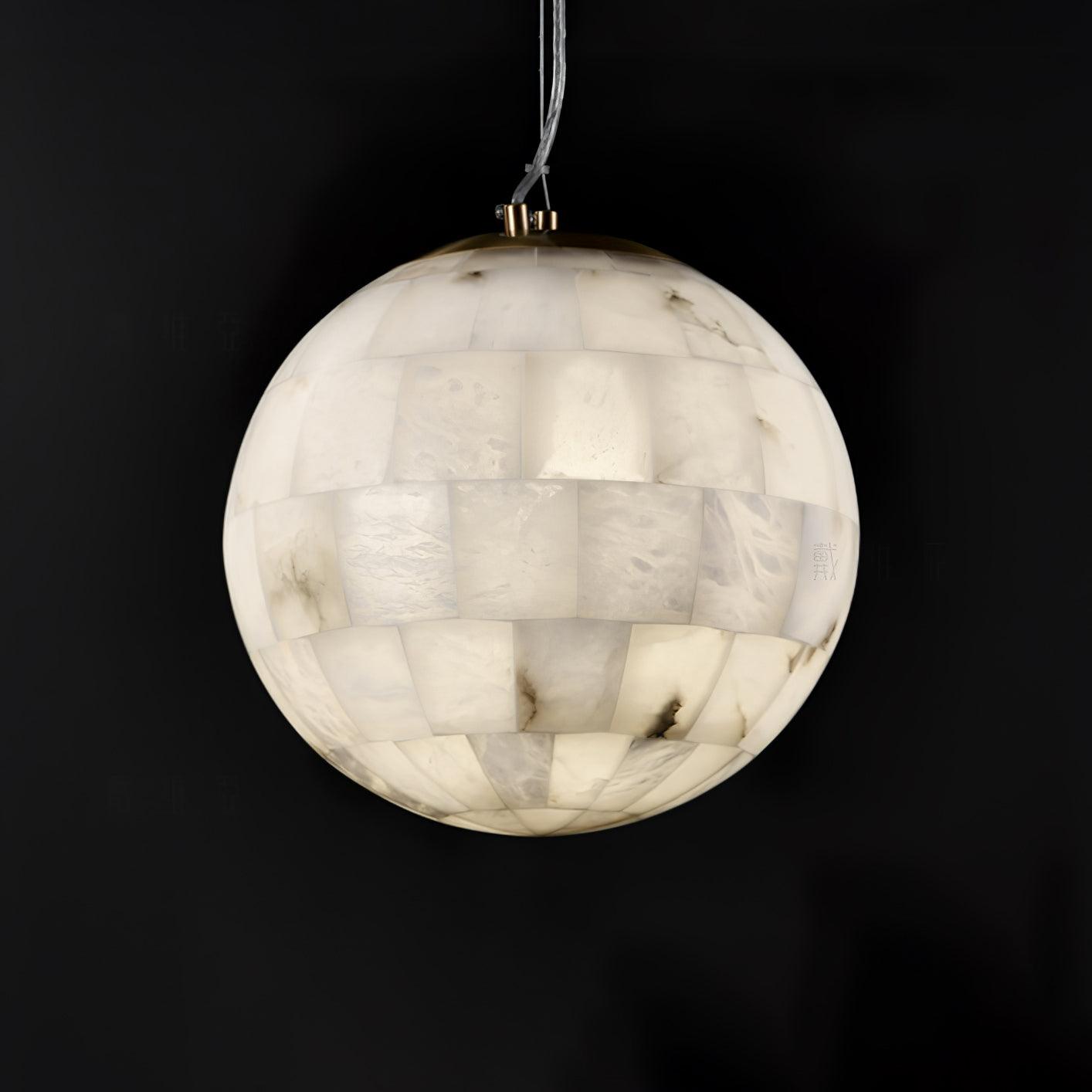 Alabaster Ball Pendant Light – Vakkerlight