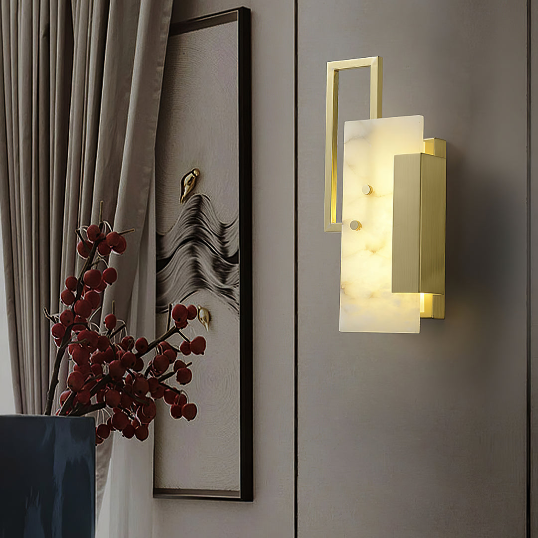 Althea Alabaster Wall Sconce - Vakkerlight