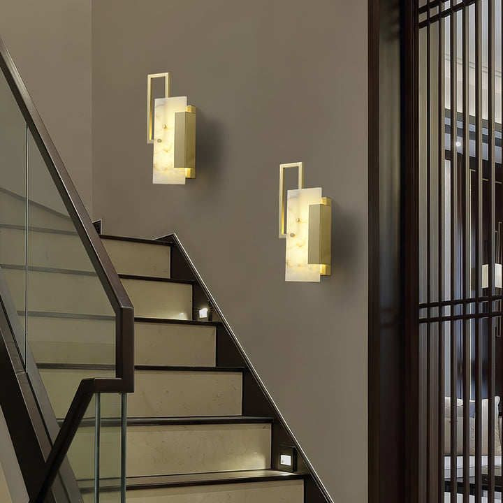 Althea Alabaster Wall Sconce - Vakkerlight