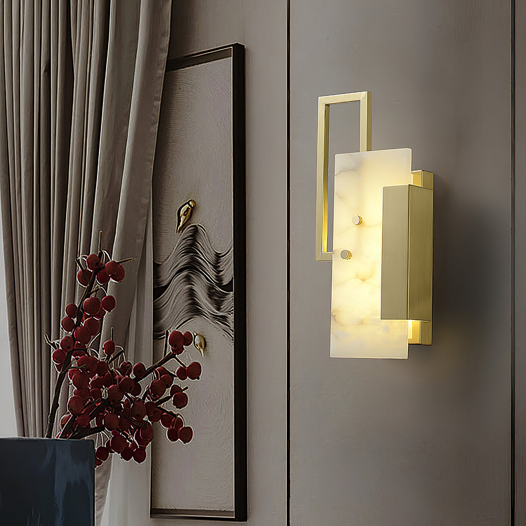 Althea Alabaster Wall Sconce - Vakkerlight