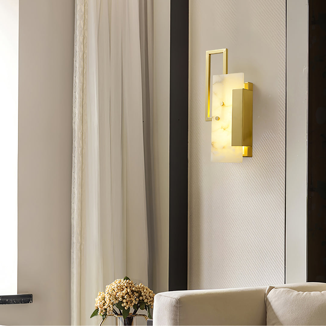 Althea Alabaster Wall Sconce - Vakkerlight