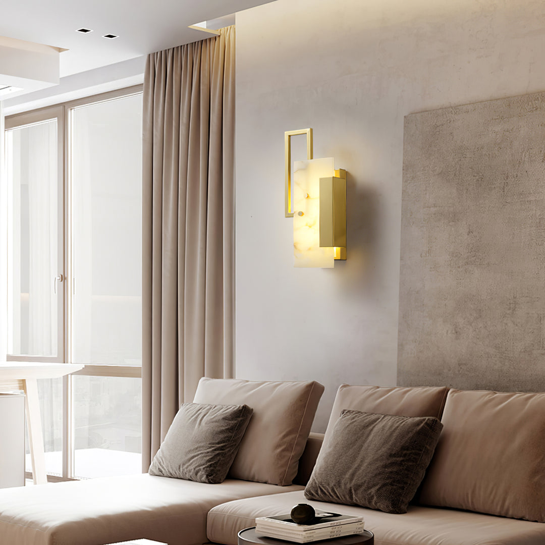 Althea Alabaster Wall Sconce - Vakkerlight