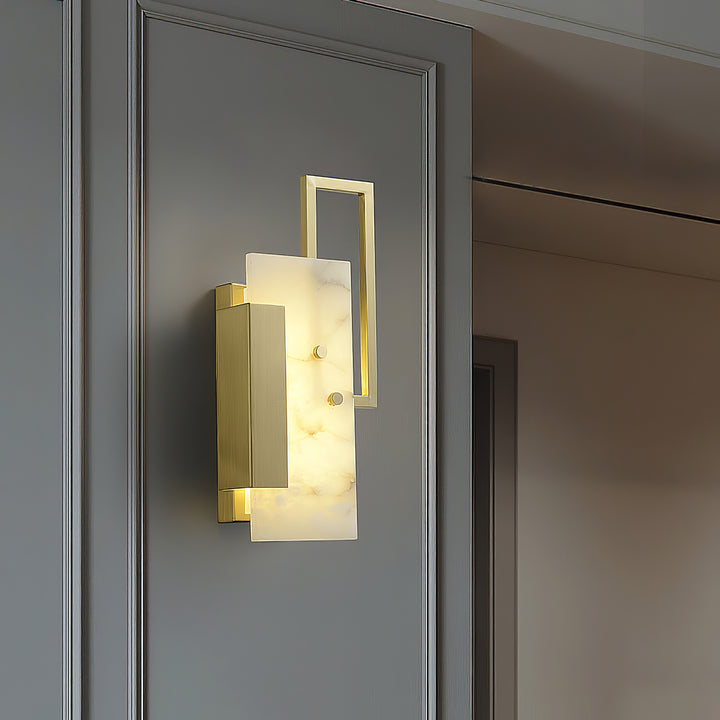 Althea Alabaster Wall Sconce - Vakkerlight